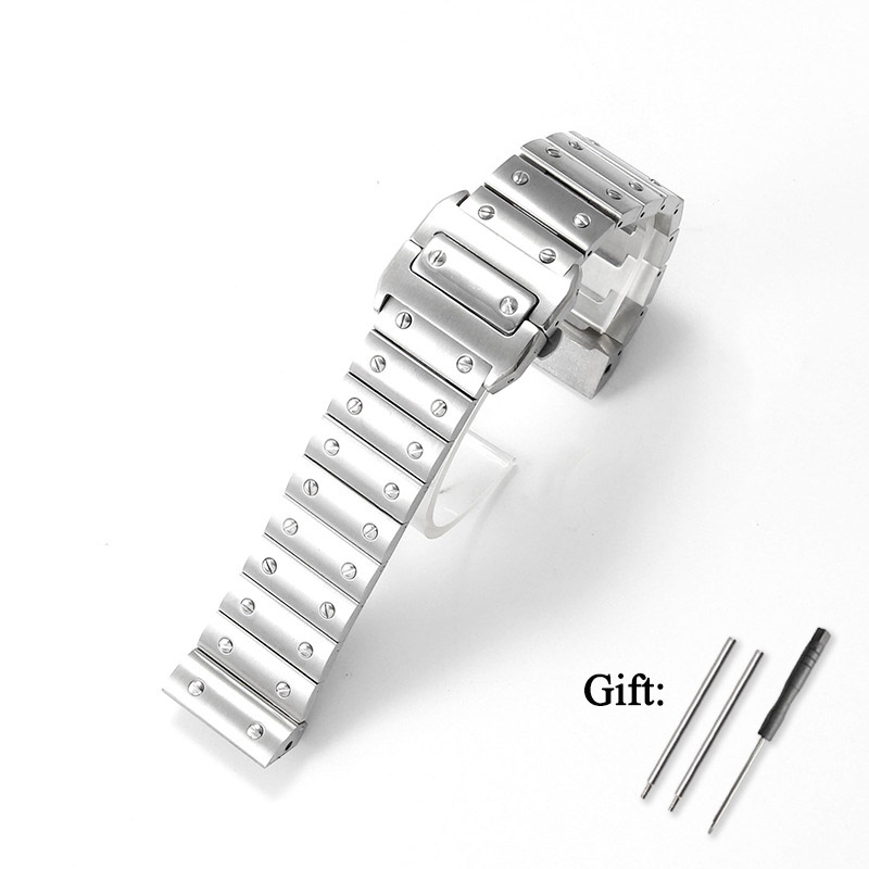 Cartier Watch Tank - 23-мм высококачественный ремешок из нержавеющей стали