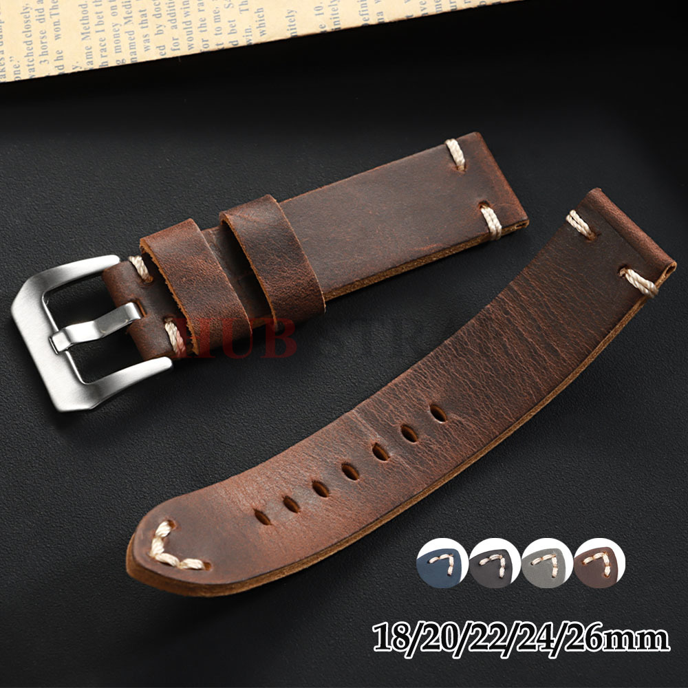 Suede Strap Watch - Винтажный ремешок для часов из воловьей