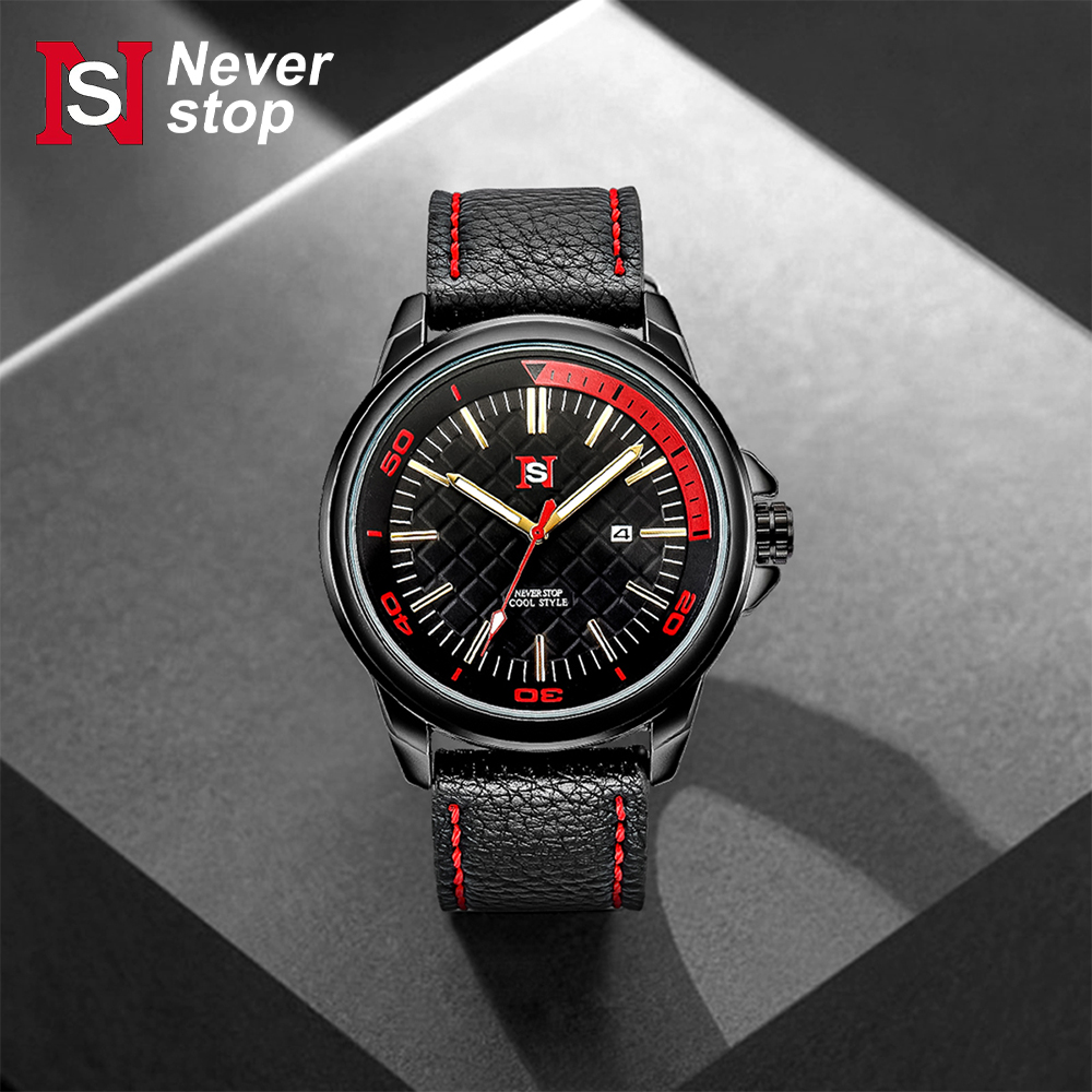 Suede Strap Watch - NS Simple Fashion мужские часы Спорт