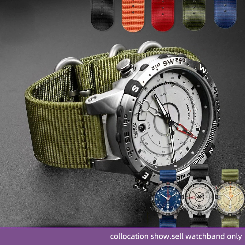 Citizen Watch Promaster - Ремешок металлический выпуклый нейлоновый 24*16 мм