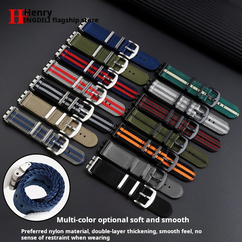 21 мм модифицированный металли – обзор и цена Nato Strap Nylon