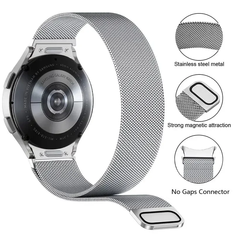 Быстросъемный миланский ремешо – обзор и цена Milanese Loop Magnetic