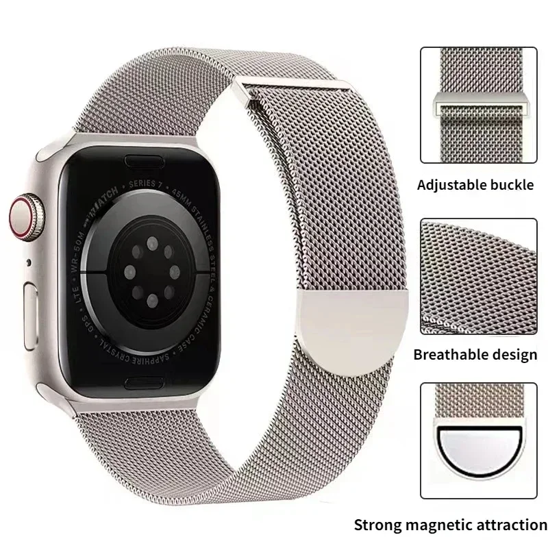 Ремешок с магнитной петлей для – обзор и цена Milanese Loop Magnetic